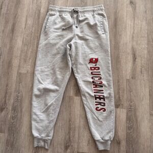 Zubaz NFL Tampa Bay Buccaneers Mens XL Gray Fleece Jogger Sweatpants Pockets